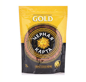 Кофе Черная Карта Голд 75г*12 м/у