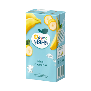 ФрутоНяня Нектар банановый с мякотью 0,5л