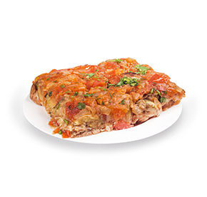 Кабачки жареные с помидорами и луком 1 кг