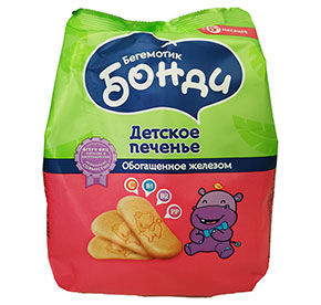 ДП Бонди Бегемотик 180г обогащенное железом