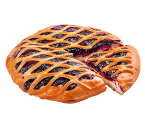 Пирог сдобный с черносмородиновой начинкой 0,500 кг.