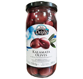 Маслины Каламата с/к в рассоле Delfi 350гр