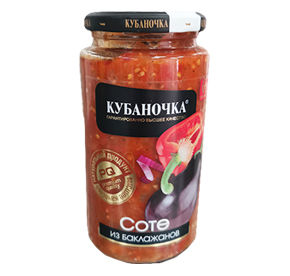 Соте 0,5 кг Кубаночка из баклажанов ст/б