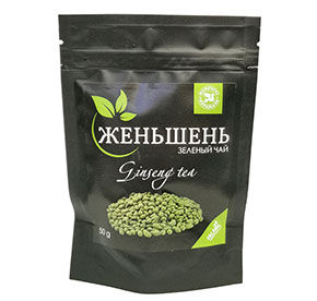 Чай зеленый женьшень Едим с пользой 50гр
