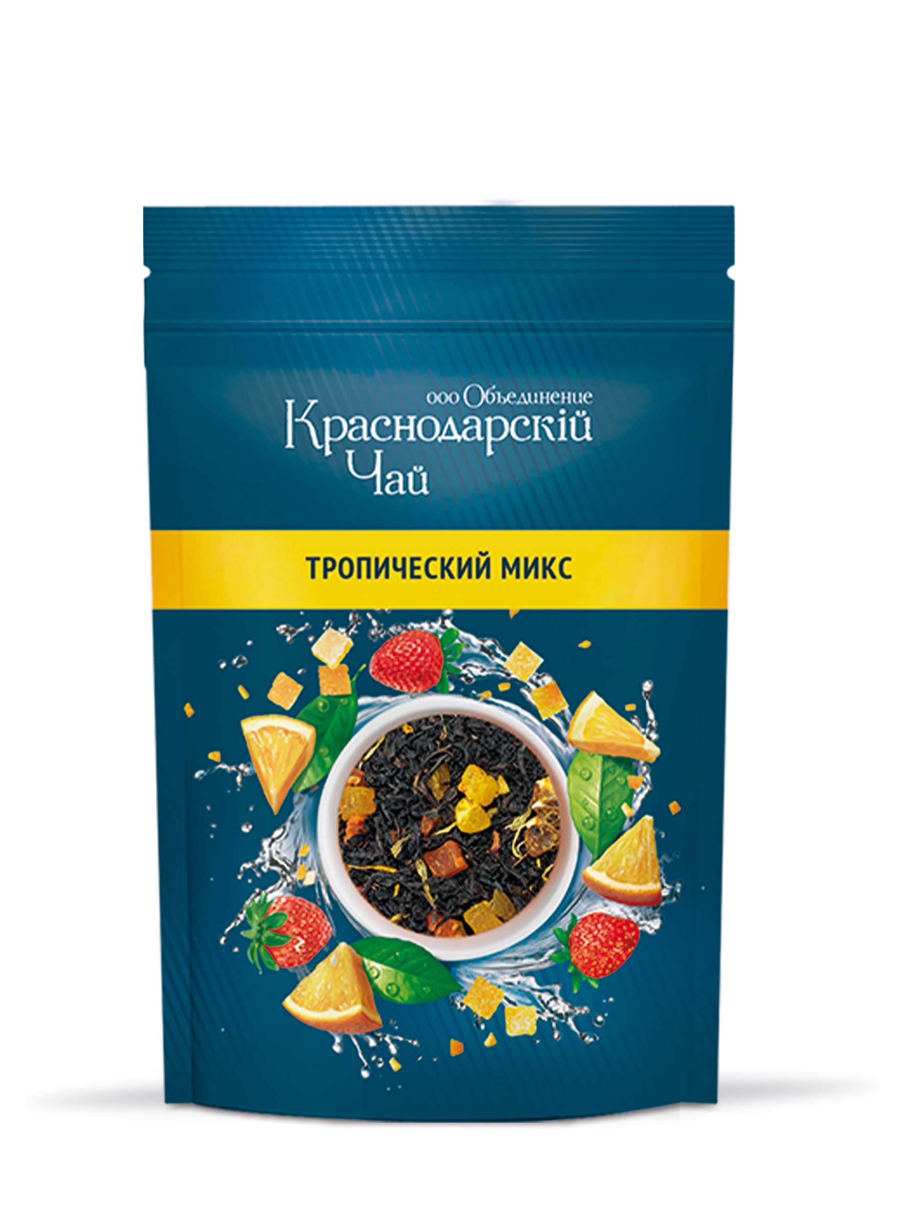 Чай черный с чабрецом и душицей листовой Краснодарский чай ВЕКА 70г картон 195₽
