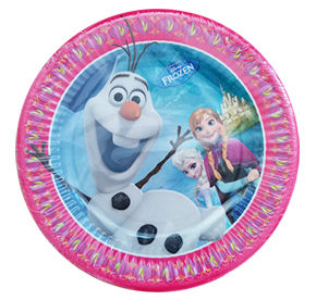 Тарелка "Холодное сердце" 20см (набор 8шт) 1332267