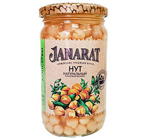 Нут натуральный консервированный Janarat 375гр