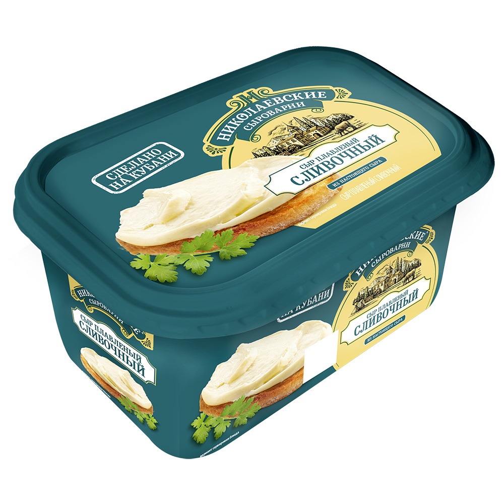 Сыр плавленый сливочный ванночка 400 гр Агрокомплекс 320₽