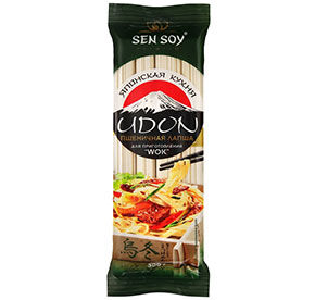 Лапша Sen Soy пшеничная UDON плоская м/у 300г 