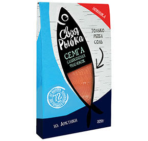 Семга филе Своя рыбка слабоселеная 200гр