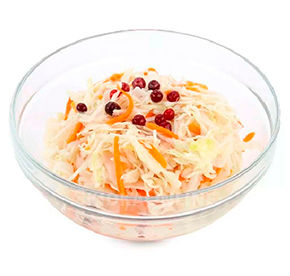 Капуста квашенная с клюквой 1 кг (Аринин ИП)