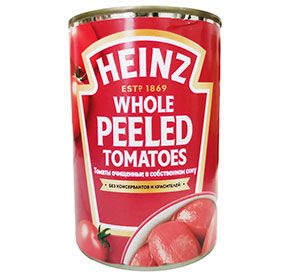 Томаты 400 г. Heinz целые в собственном соку ж/б