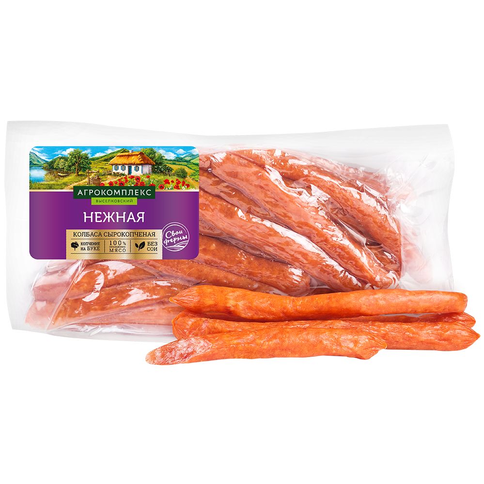 Колбаса сырокопченая Нежная 1 кгМедвёдовские традиции 1000₽