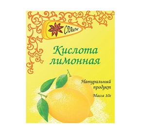 Кислота лимонная Слайм 10гр