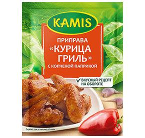 Приправа «Курица Гриль» с копченой паприкой Камис м/у 25г