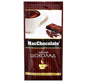 Напиток шоколадный 20 г MacChocolate растворимый м/уп