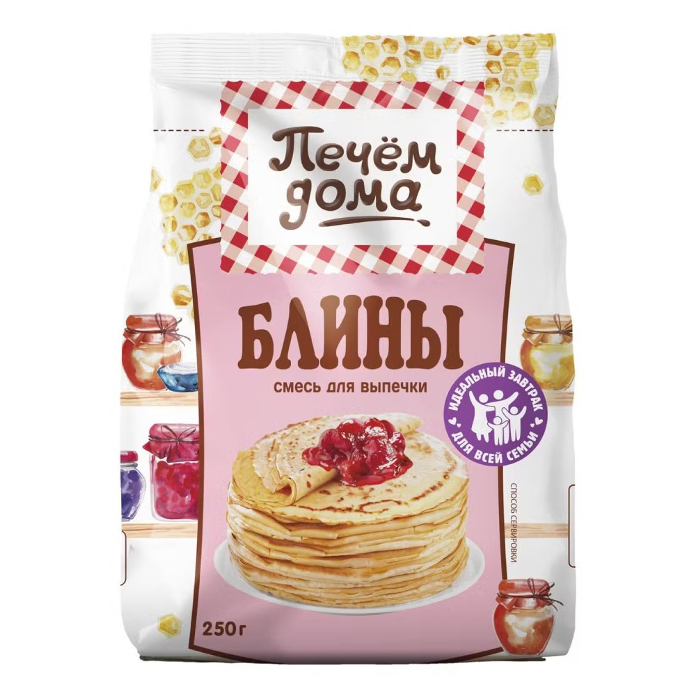 Смесь для выпечки 250 г Печем дома Блины муп 68₽