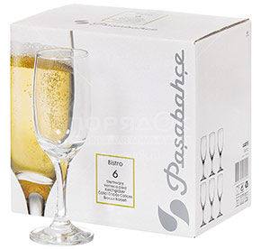 Набор бокалов для шампанского Бистро 190мл 6 предметов