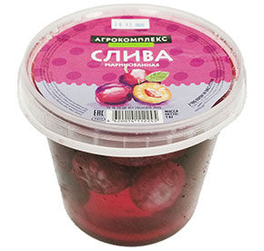 Слива маринованная 1 кг Агрокомплекс