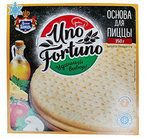Основа для пиццы замороженная Uno Fortuno 350гр