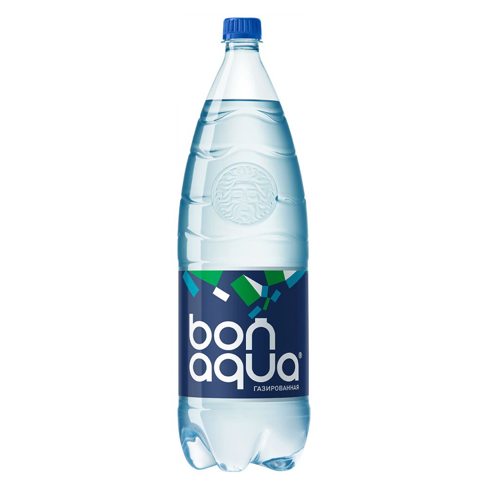 Вода газированная Bon aqua 1л