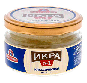 Икра деликатесная мойвы Икра 1 классическая Санта Бремор стб 180гр 220₽