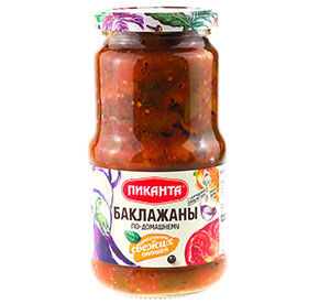 Баклажаны по-домашнему Пиканта с/б 520гр