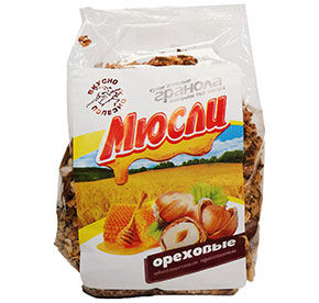 Мюсли запеченные Ореховые обогащенные протеином Ли Ка 400гр