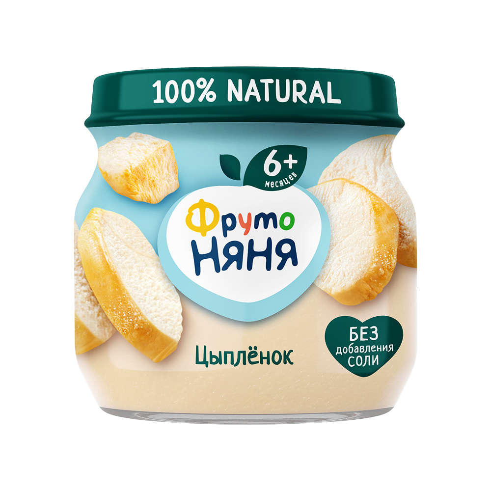 Фрутоняня Пюре из Цыпленка с 6 мес стб 80г 150₽