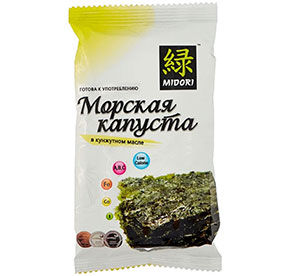 Морская капуста Midori жареная в кунжутном масле 5гр