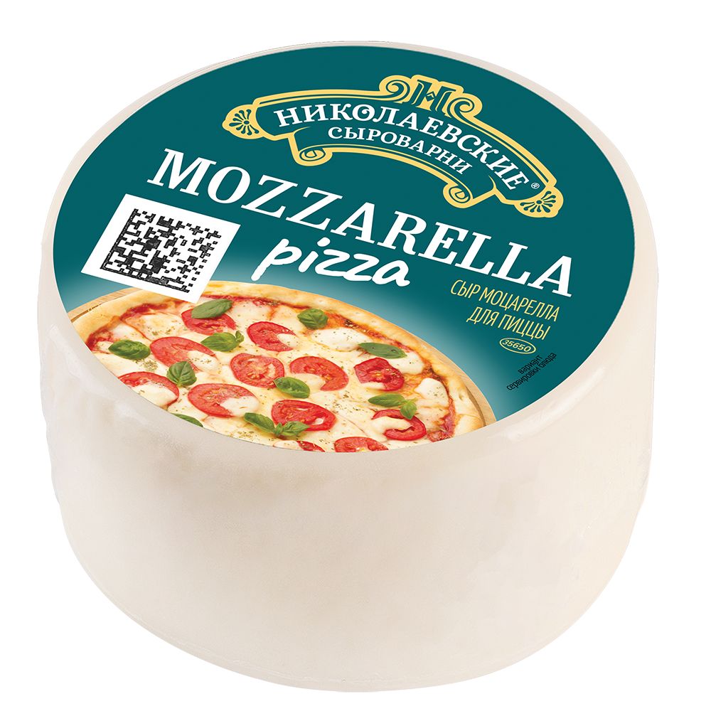 Сыр Моцарелла для пиццы 400 300 гр Николаевские сыроварни 260₽