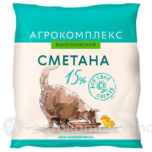 Сметана 15% 450мл