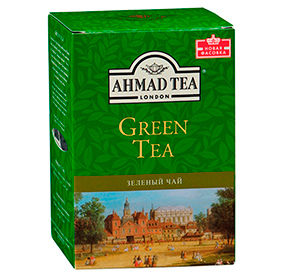 Чай Ahmad Tea Зеленый чай картонная коробка 100гр
