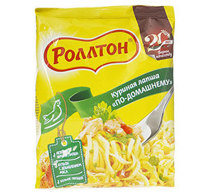 Лапша Роллтон по-домашнему курица 85гр