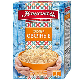 Хлопья Русский завтрак овсяные 400гр