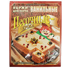 Коржи Черока песочные ванильные 400гр