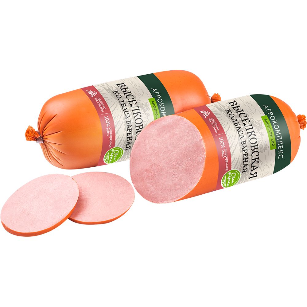 Колбаса вареная Выселковская 500гр Агрокомплекс 270₽