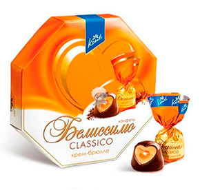 Конфеты Белиссимо Classico крем брюле 255гр