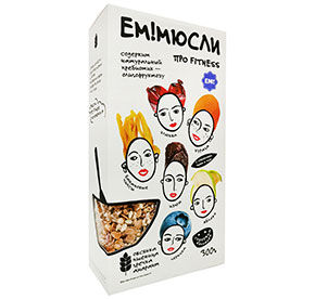 Мюсли запеченные на сахаре "Про Фитнес" 300 гр кр.к ЕМ!
