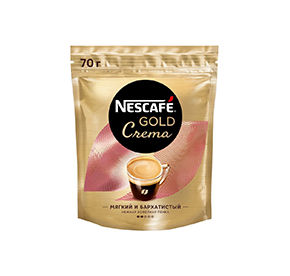 Кофе NESCAFE GOLD Крема в пакете 70гр