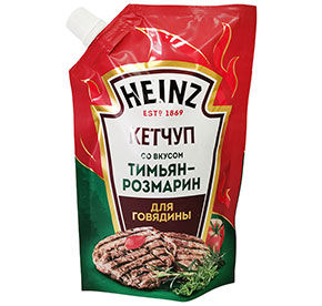 Кетчуп Heinz Тимьян-розмарин для говядины 320гр