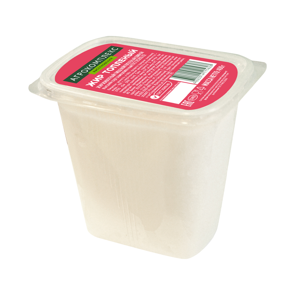 Жир свиной топленый пищевой 400гр 120₽