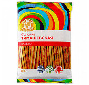 Соломка Тимашевская сладкая  100 г мяг/уп