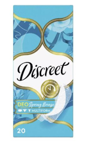 Прокладки ежедневные 20 шт Discreet Deo Spring Breeze к/уп