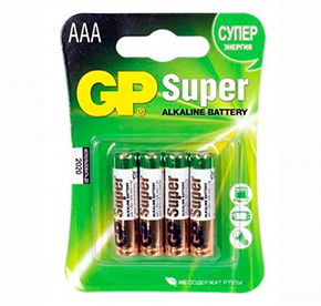 Элемент питания 4 шт GP AAA 24A-BC4 блистер