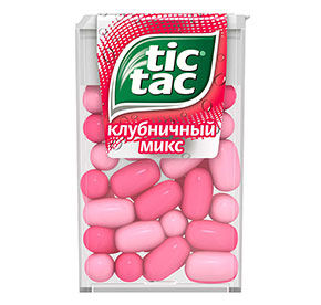 Драже Tic - Tac Клубничный микс Т1 16 г