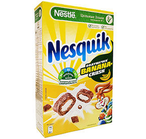 Подушечки Nesquik Банановые 220г