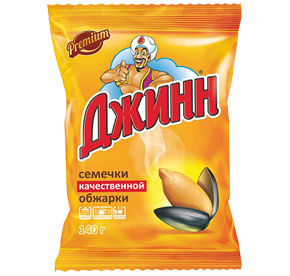 Семечки Джинн качественной обжарки 140 гр