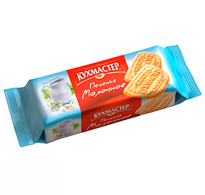 Печенье Молочное сахарное Кухмастер 170гр