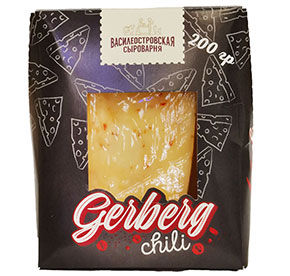 Сыр Gerberg Chili 50% 200гр